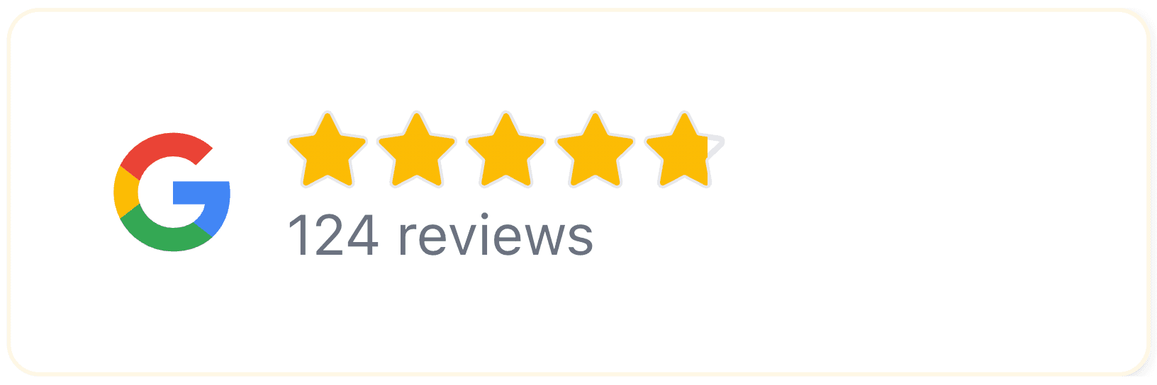 RevuKit compact Google review widget alternative style
